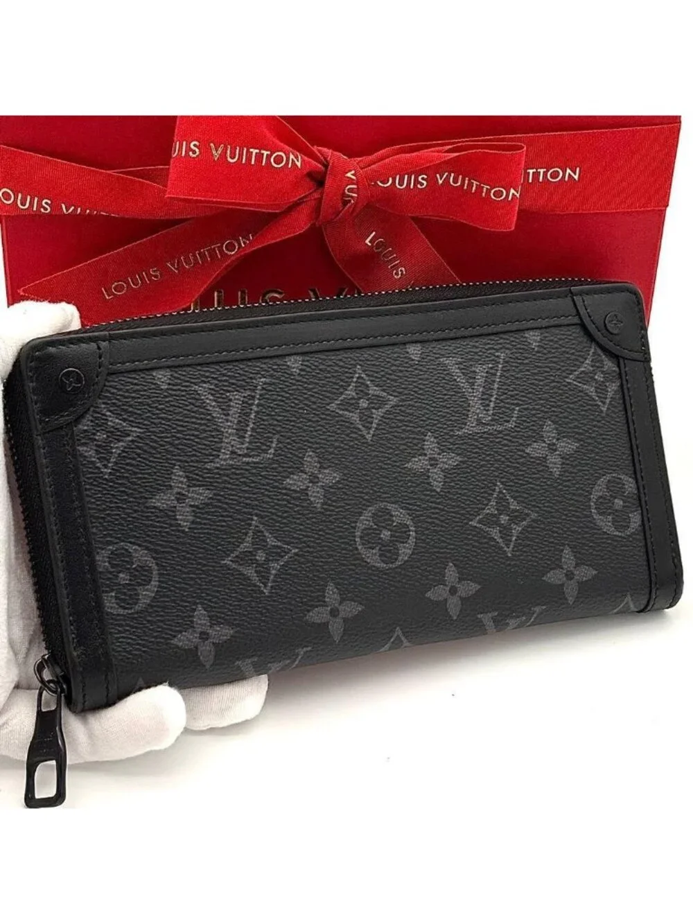 Louis Vuitton Wallet Monogram Eclipse Zippy Trunk